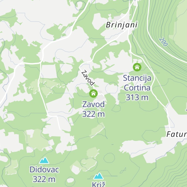 Map of Zavod