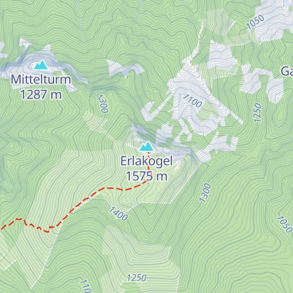 Map of Erlakogel