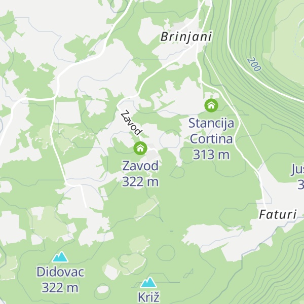 Map of Stancija Zavod