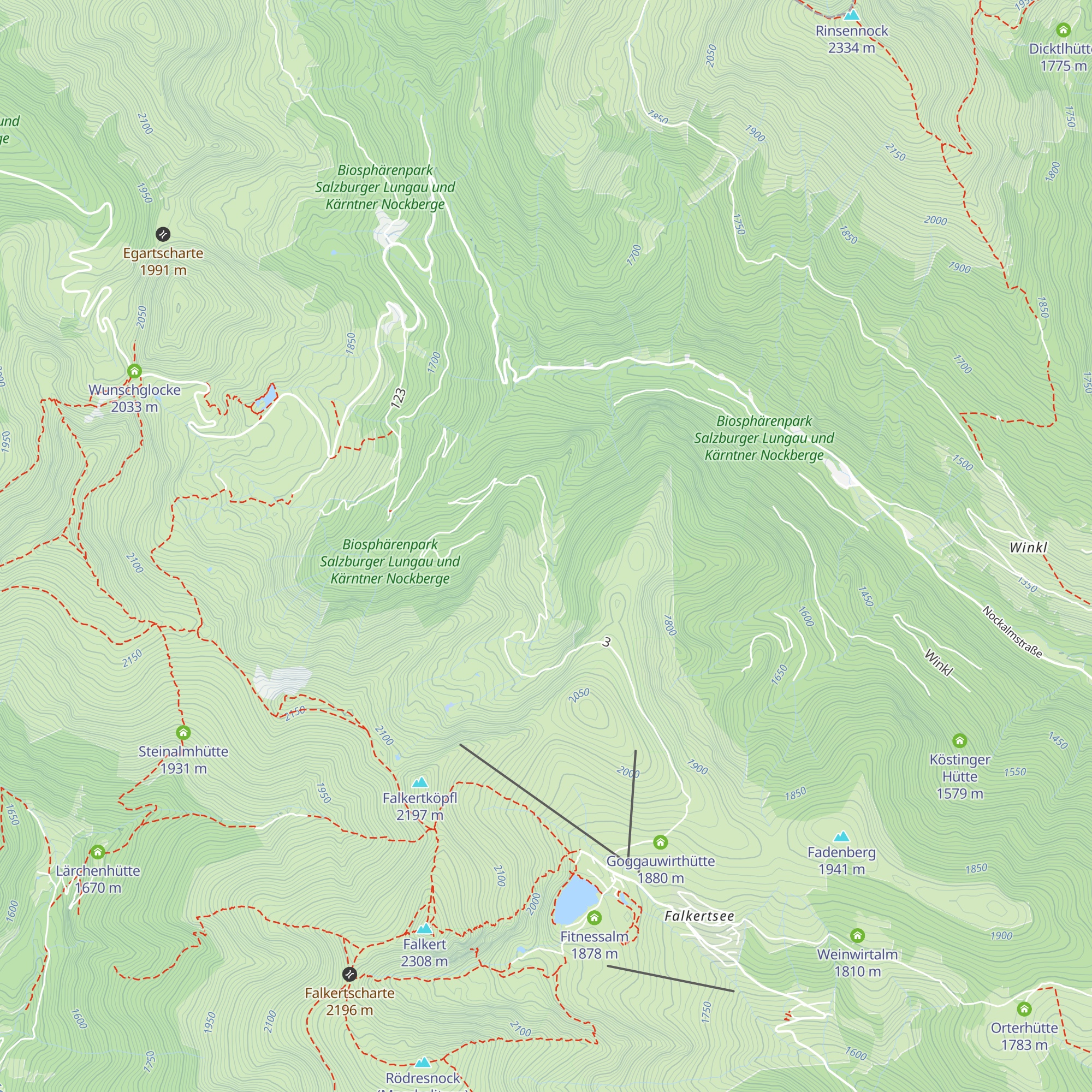 Ochsenalm-Hütte map