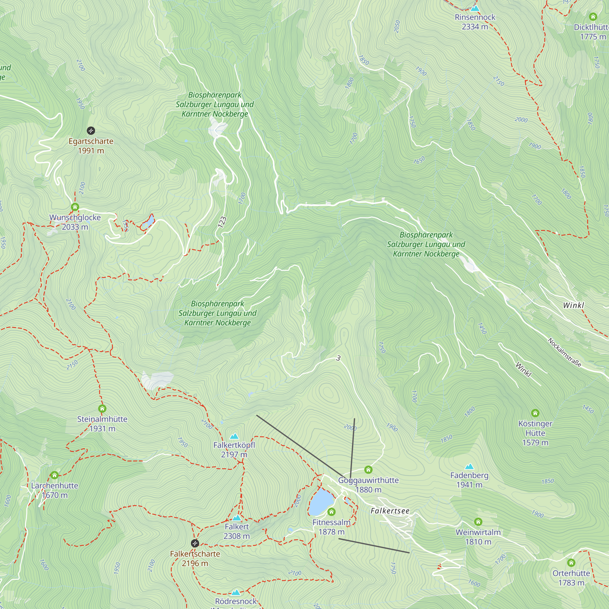 Ochsenalm-Hütte map