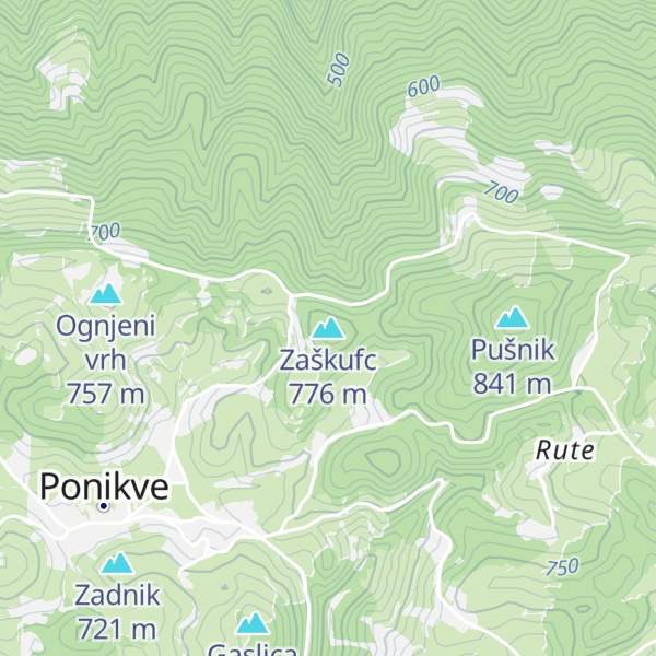 Map of Zaškufc