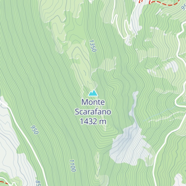 Map of Monte Scarafano