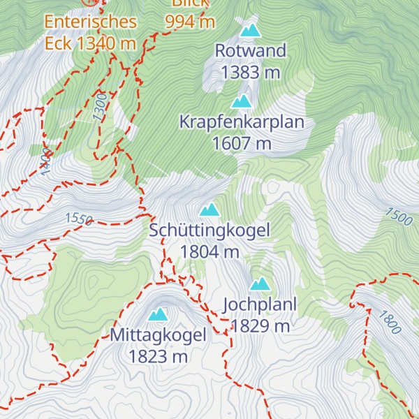Map of Schüttingkogel