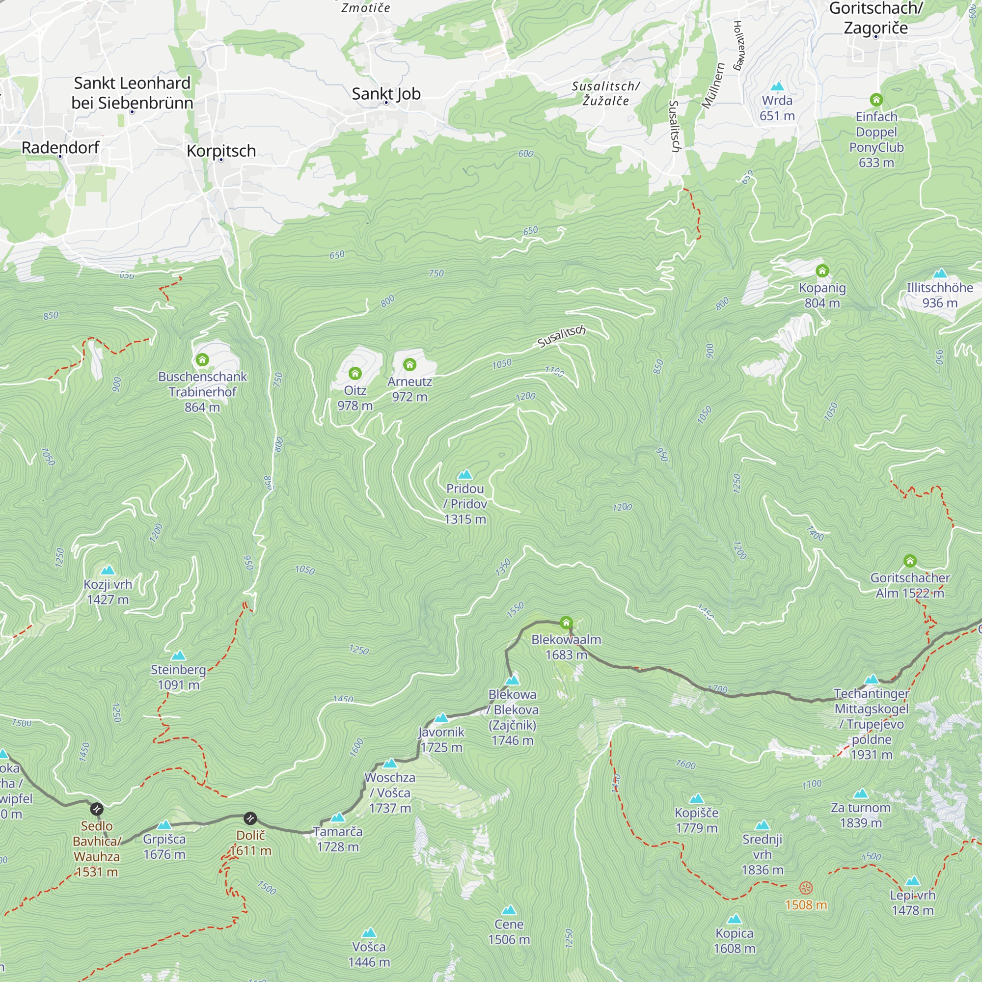 Zollhütte map