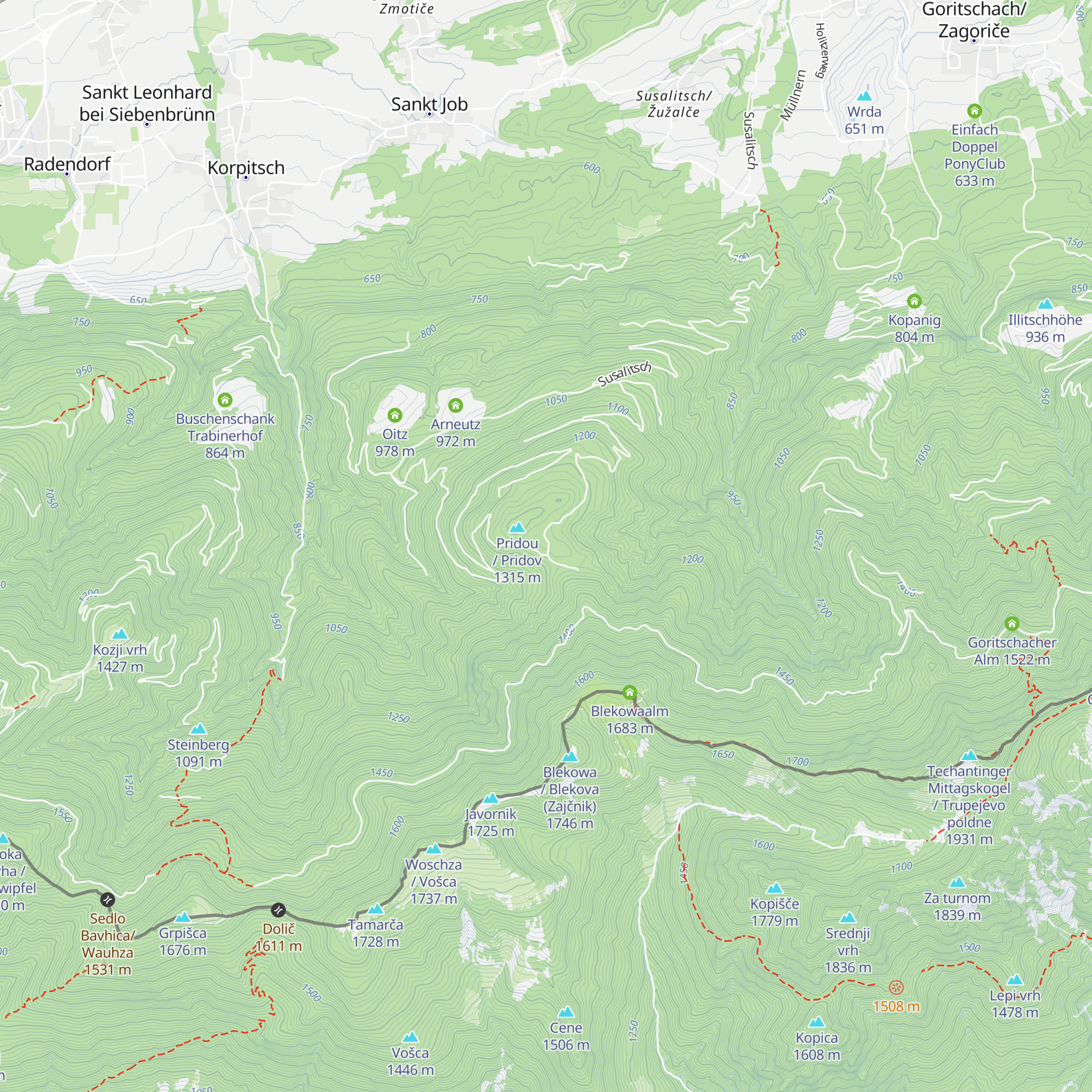 Zollhütte map