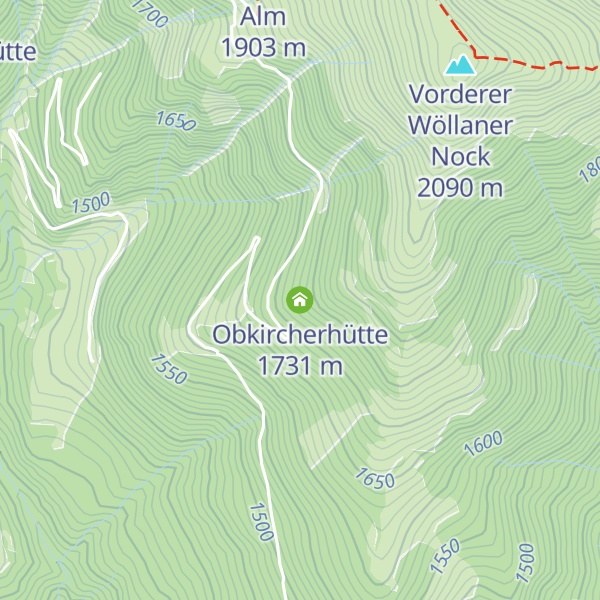 Map of Obkircherhütte