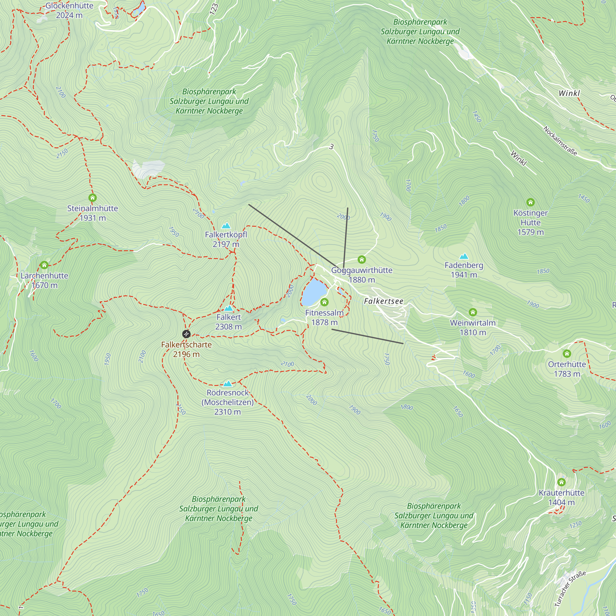 Leiterhütte map