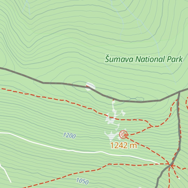 Map of Bayerischer Plöckenstein