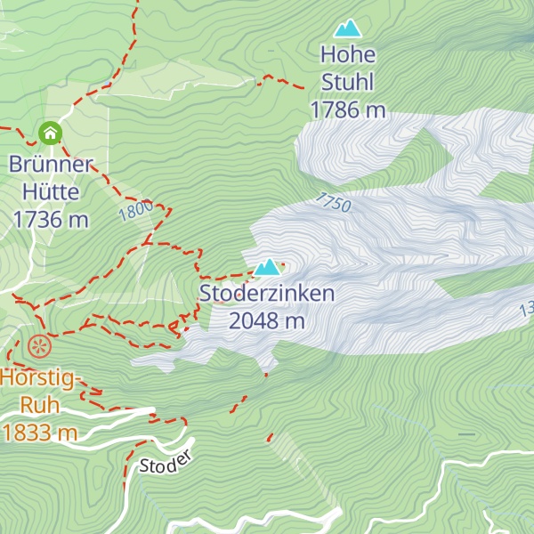 Map of Stoderzinken