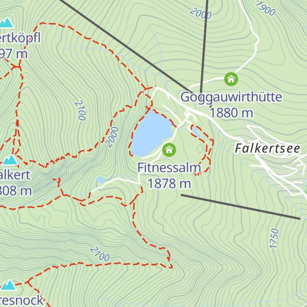 Map of Halterhütte