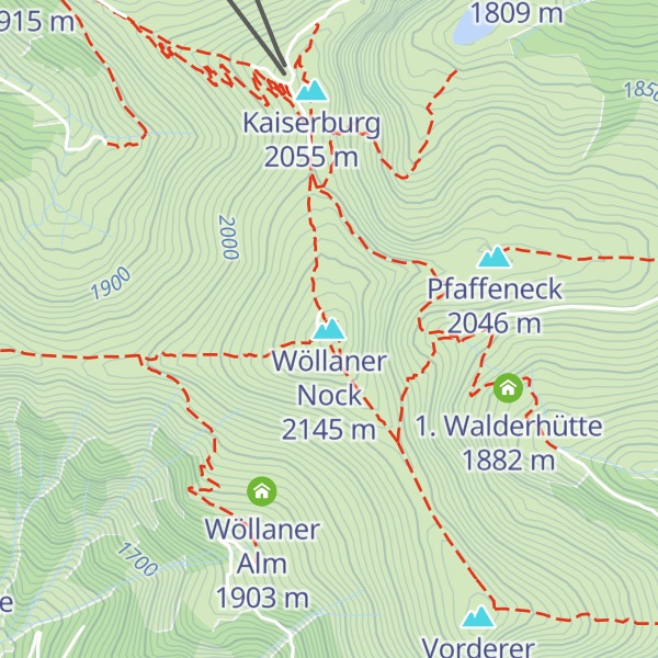 Map of Wöllaner Nock
