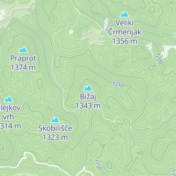Map of Bižaj