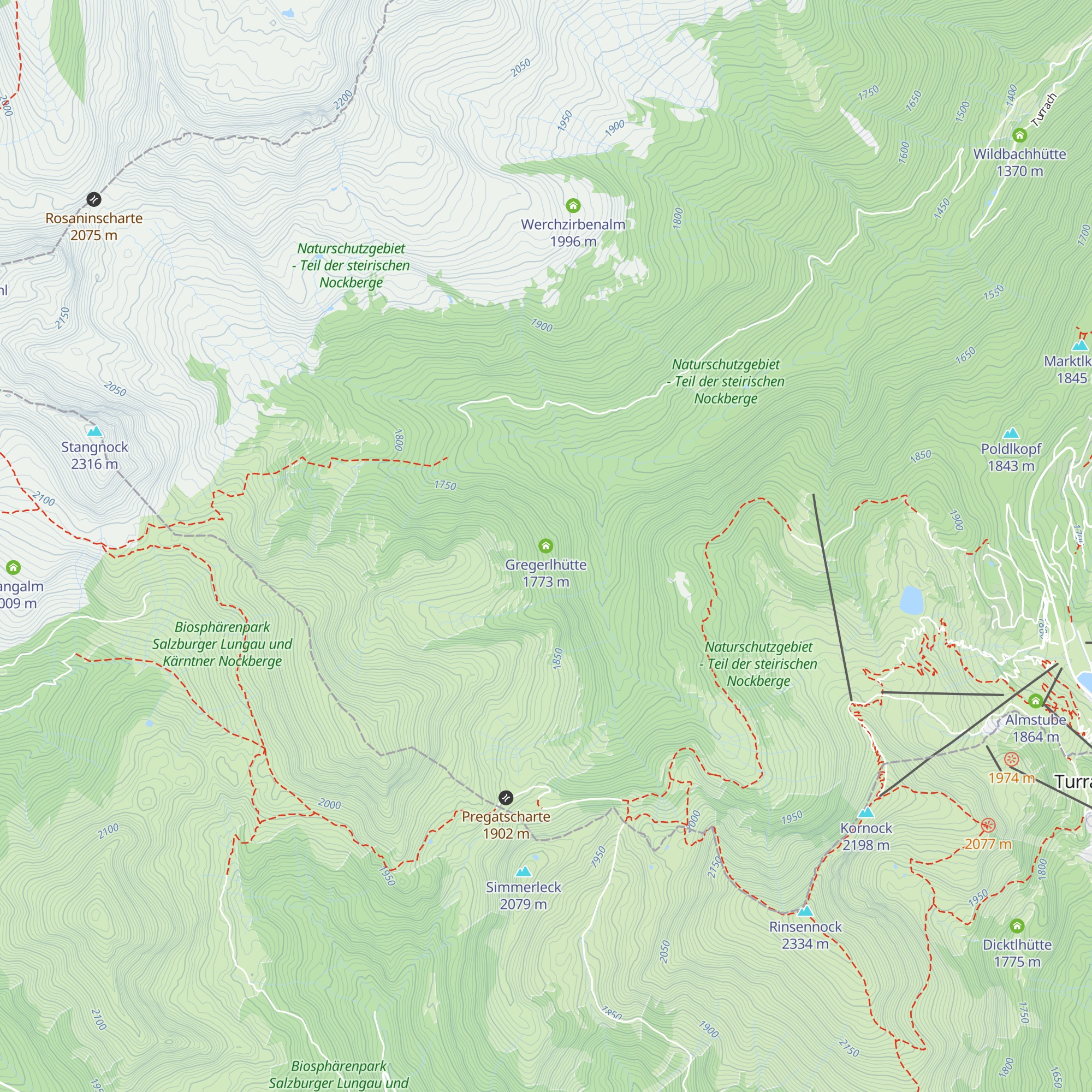 Gregerlhütte map
