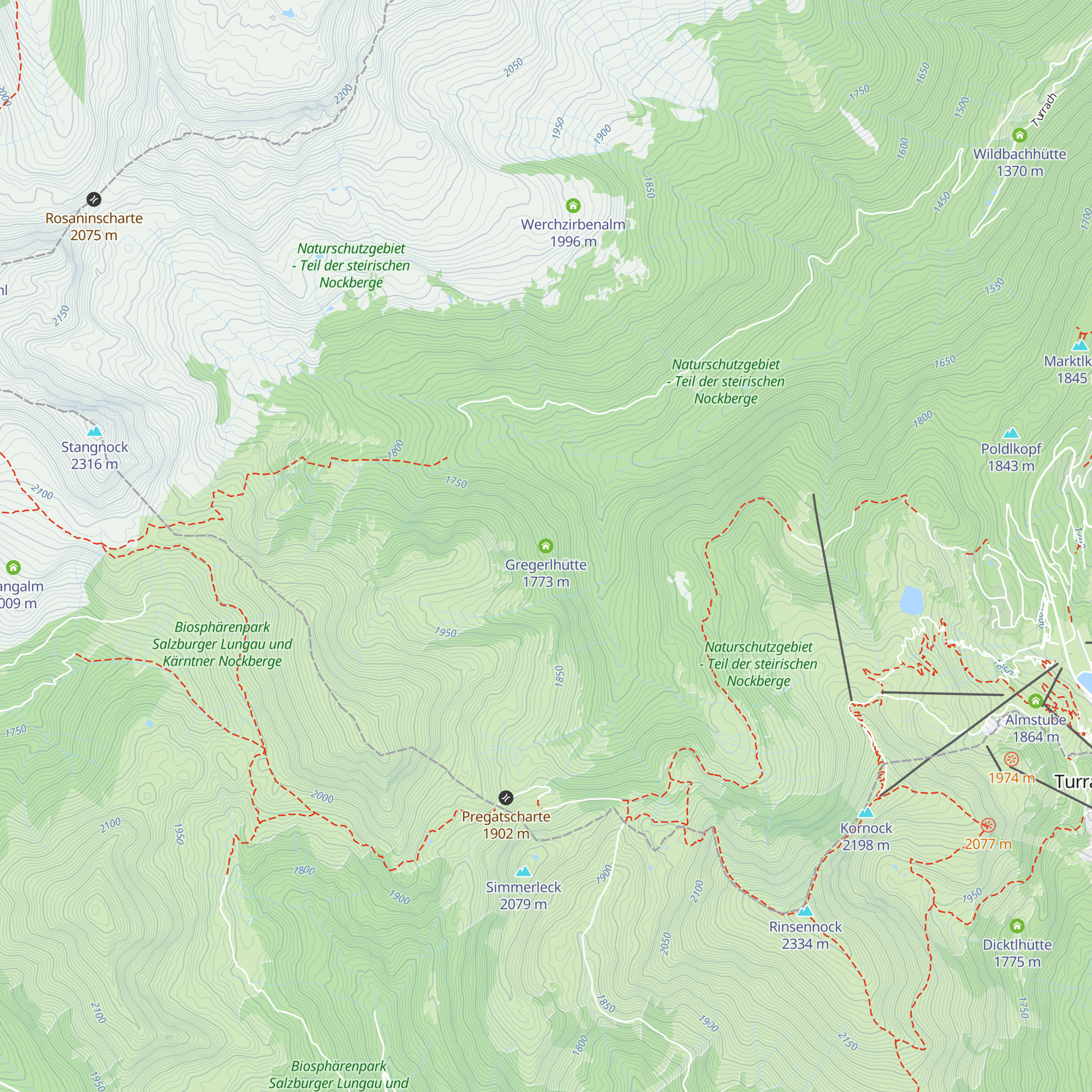 Gregerlhütte map