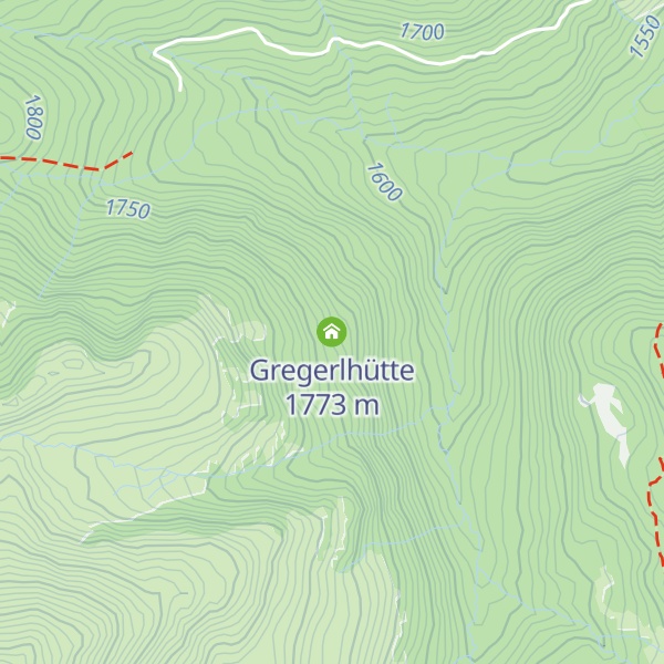 Map of Gregerlhütte