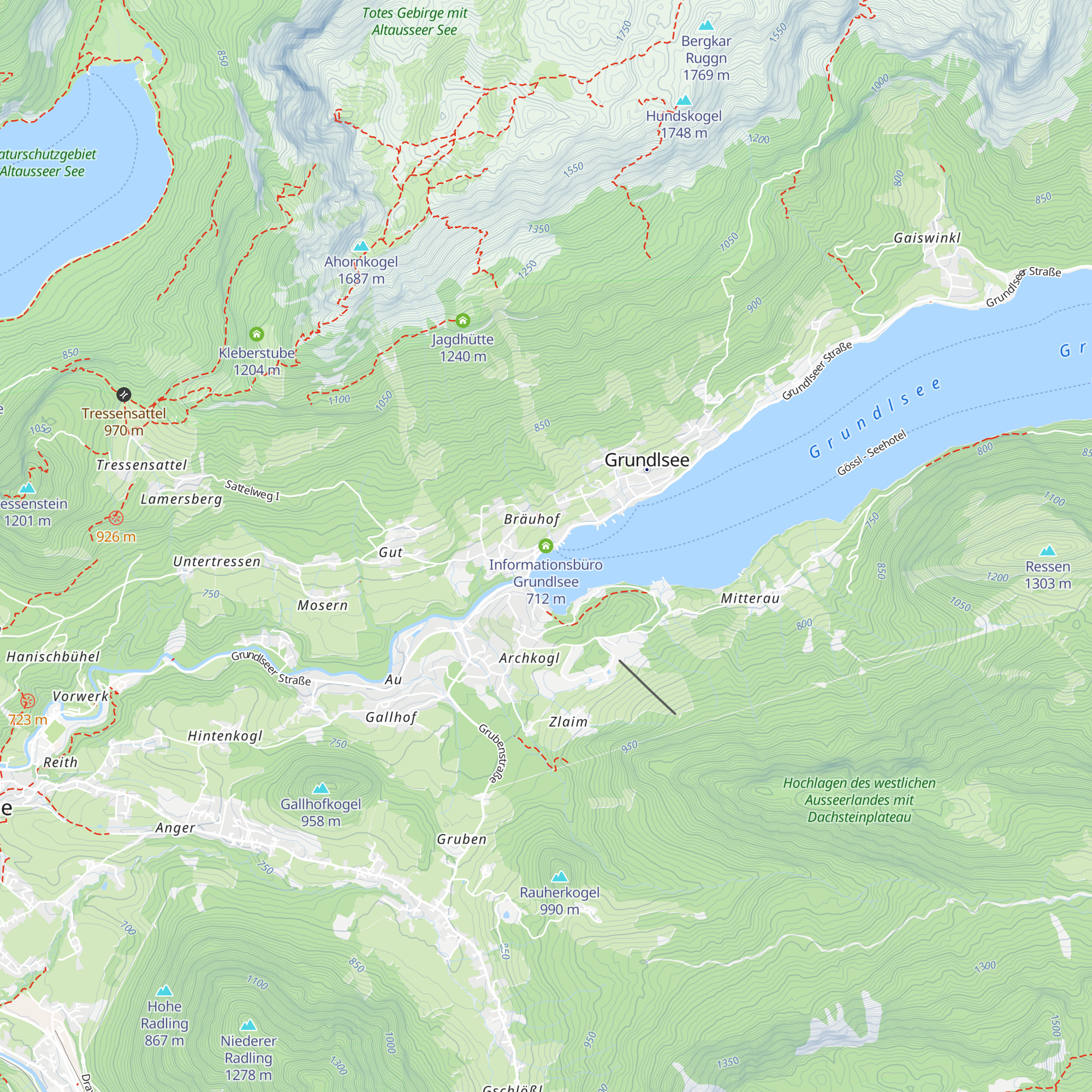 Informationsbüro Grundlsee map
