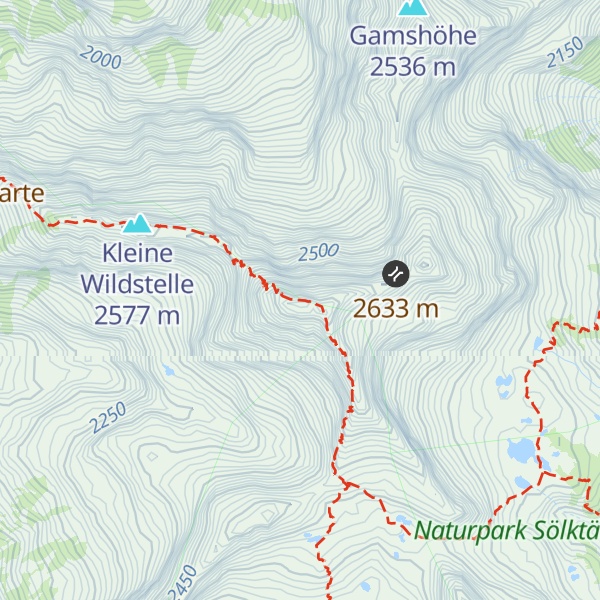 Map of Hochwildstelle