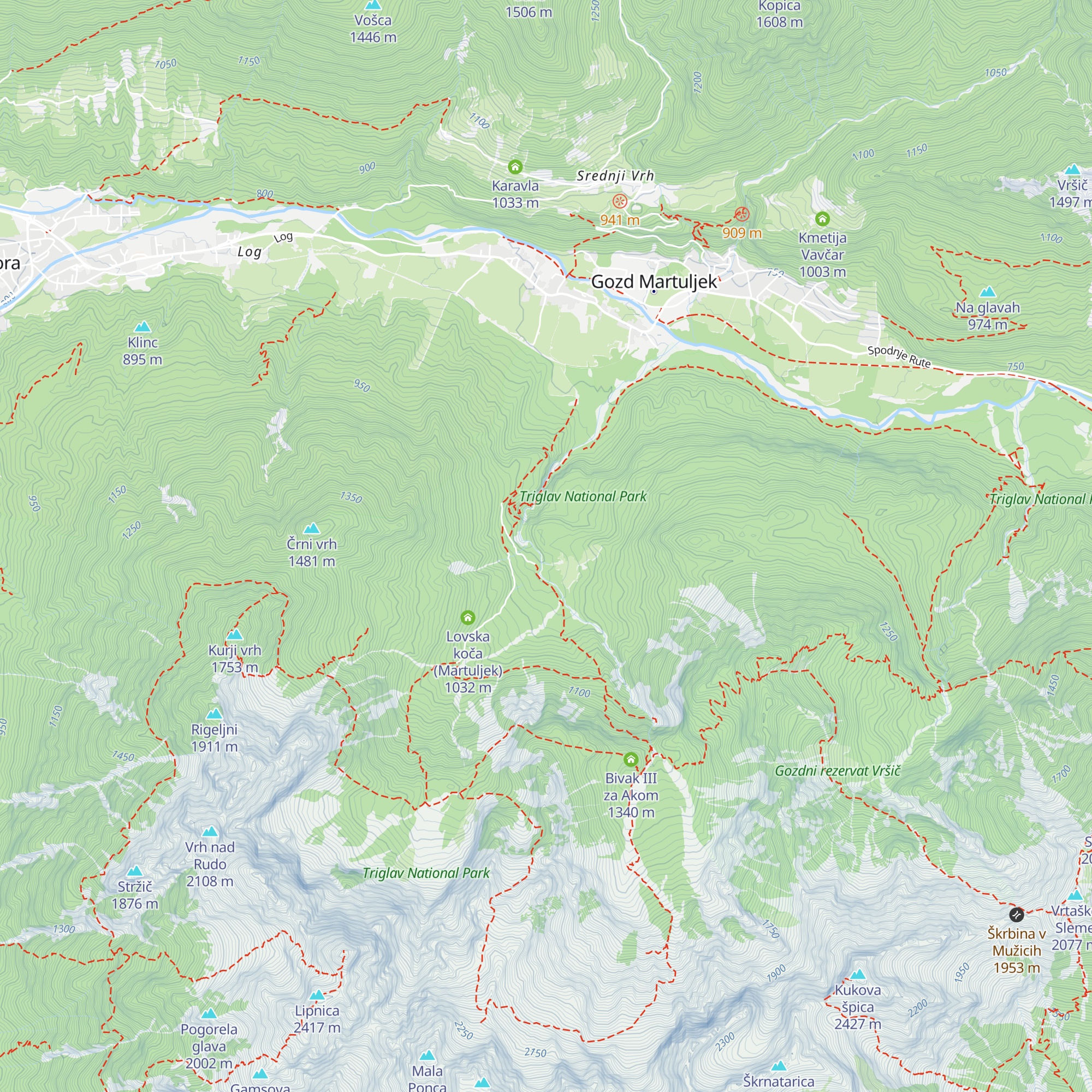 Lipovčeva koča map