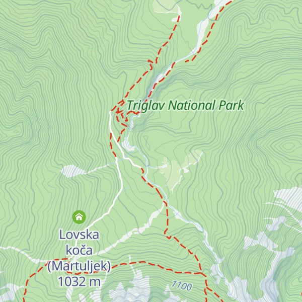 Map of Lipovčeva koča