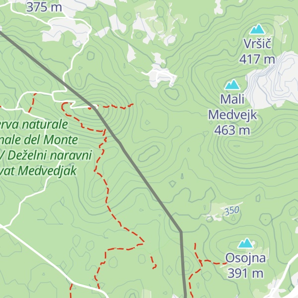 Map of Volčjak