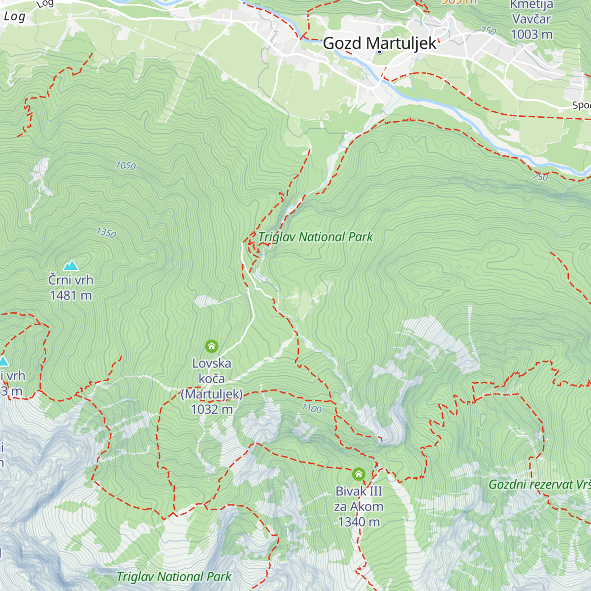 Brunarica pri Ingotu map