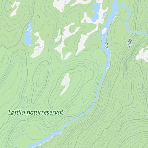 Map of Loftlihatten østre