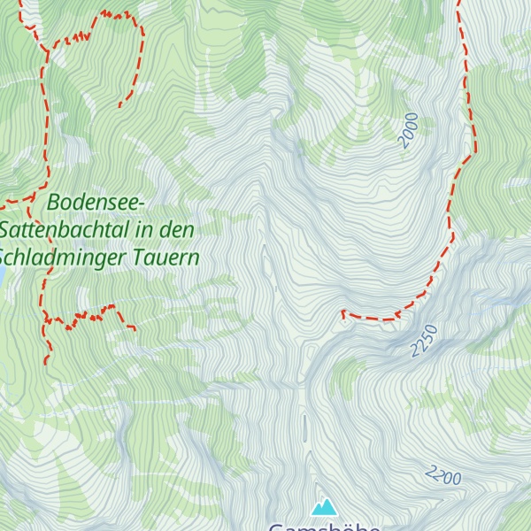 Map of Vockentalspitze