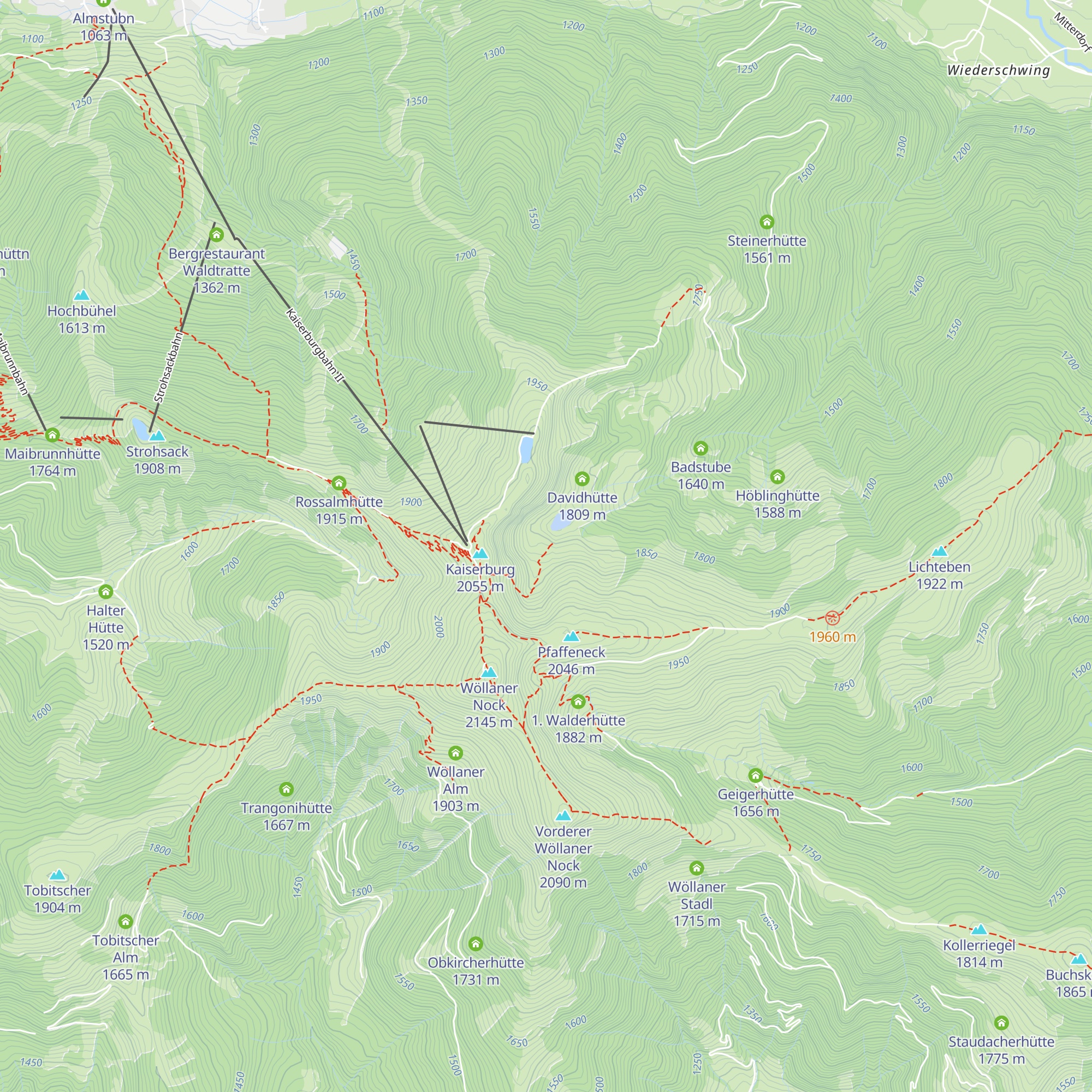 Stamferhütte map