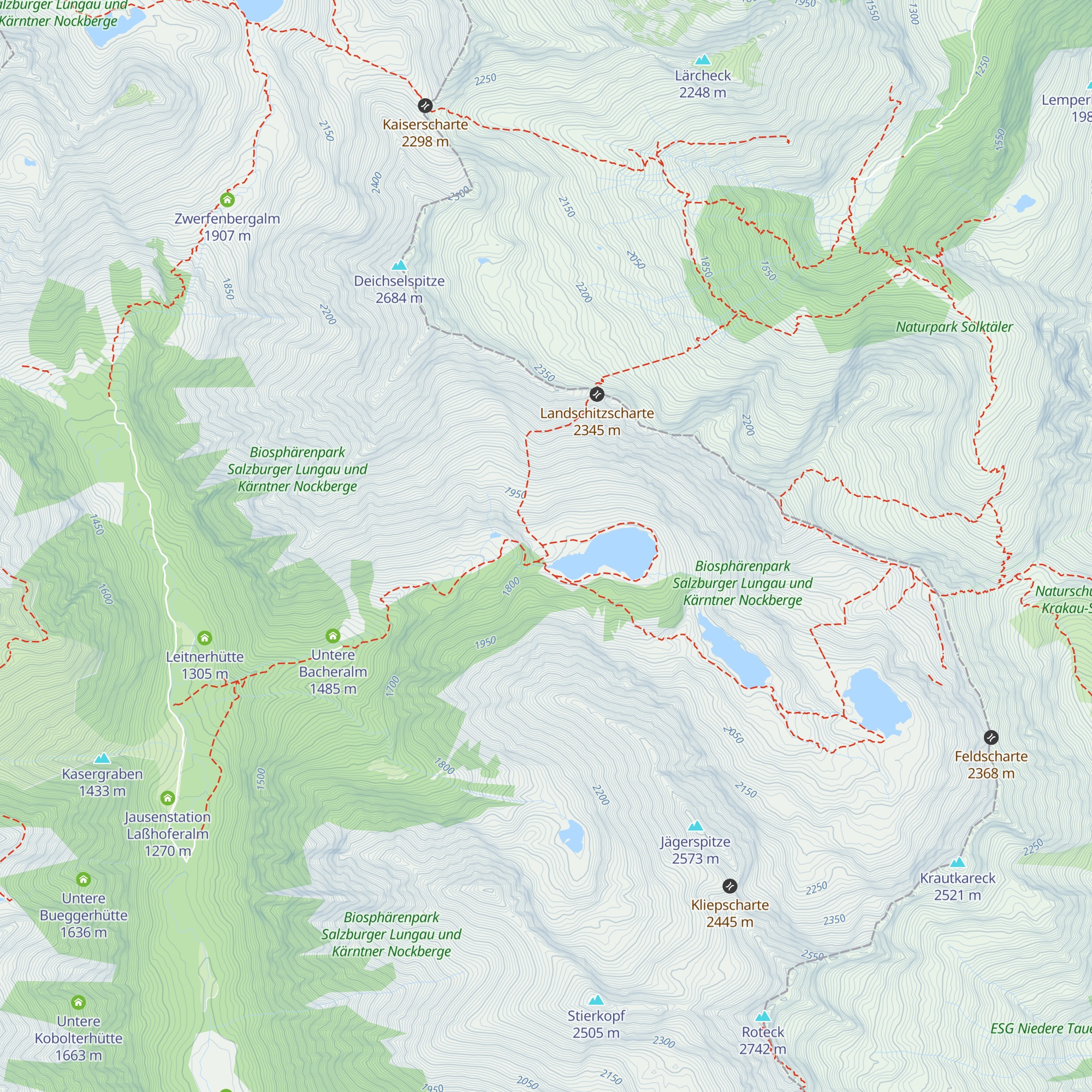 Landschitzhütte map