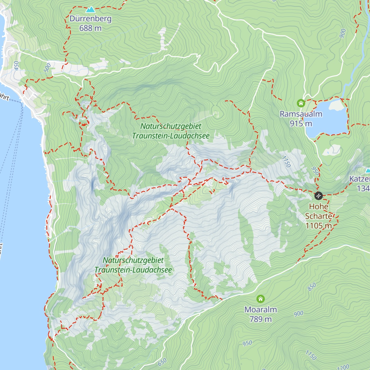 Gmundner Hütte map