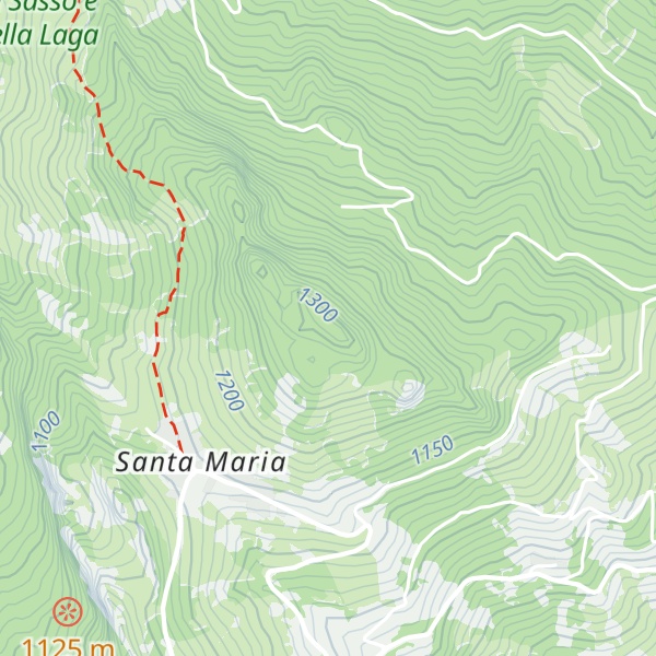 Map of Monte Morrone (V. Celiera)