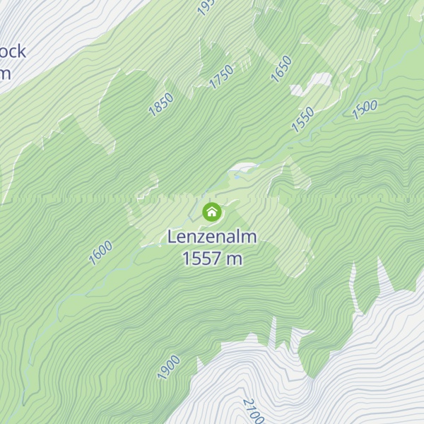 Map of Lenzenalm