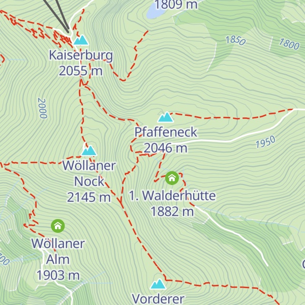 Map of Walderhütte