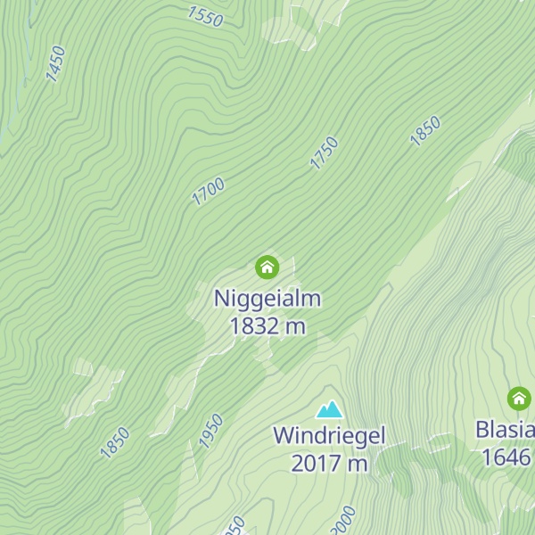 Map of Niggeialm
