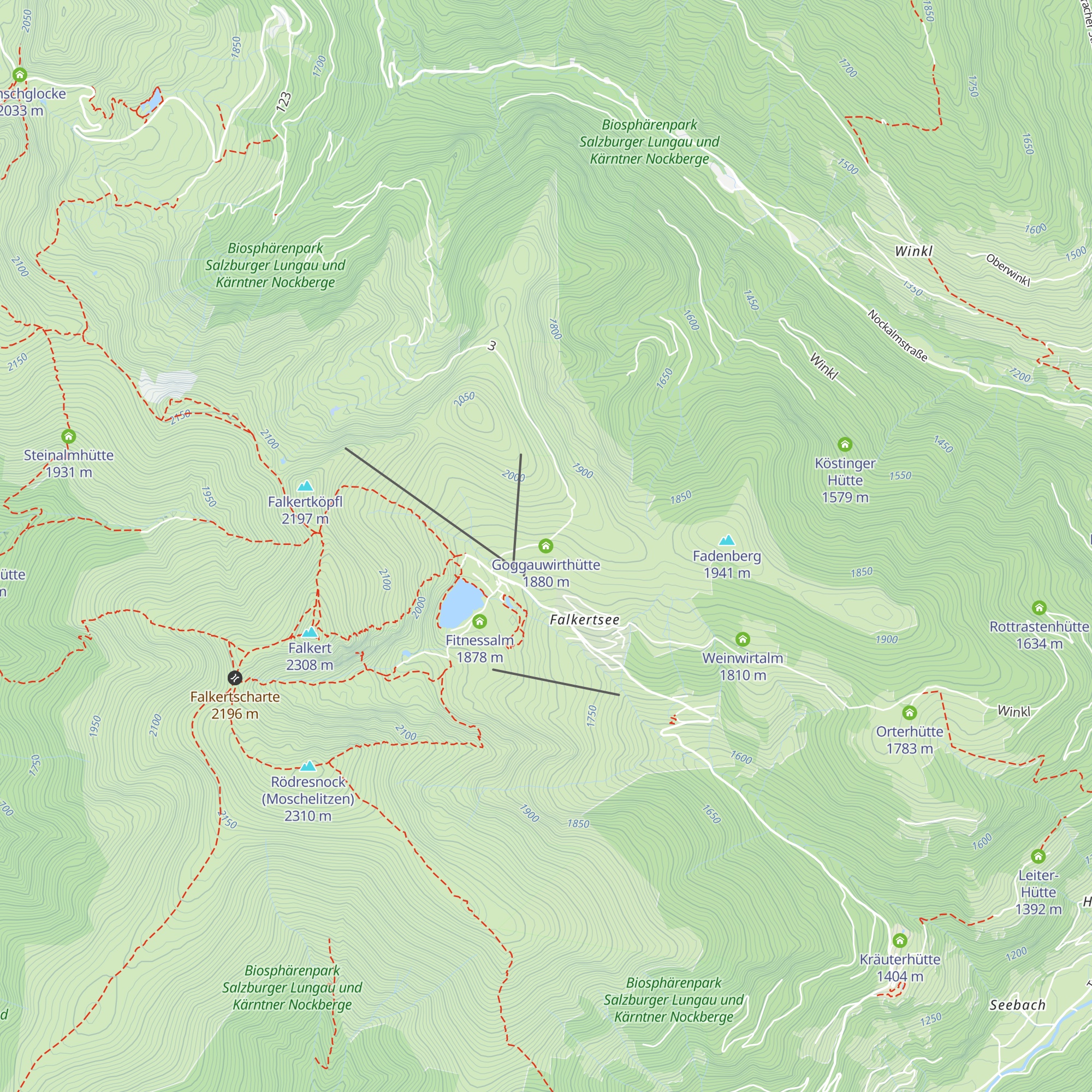 Goggauwirthütte map