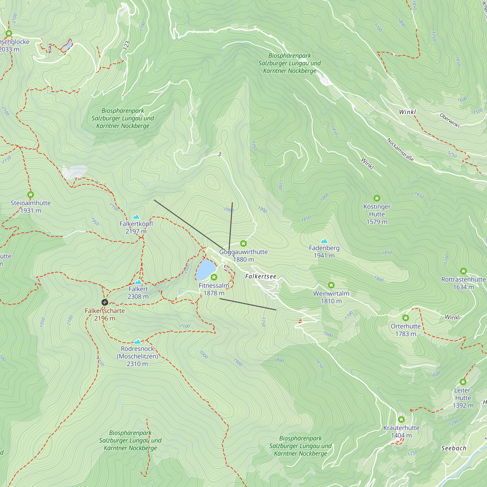 Goggauwirthütte map