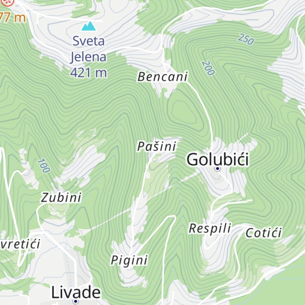 Map of Villa Pasini