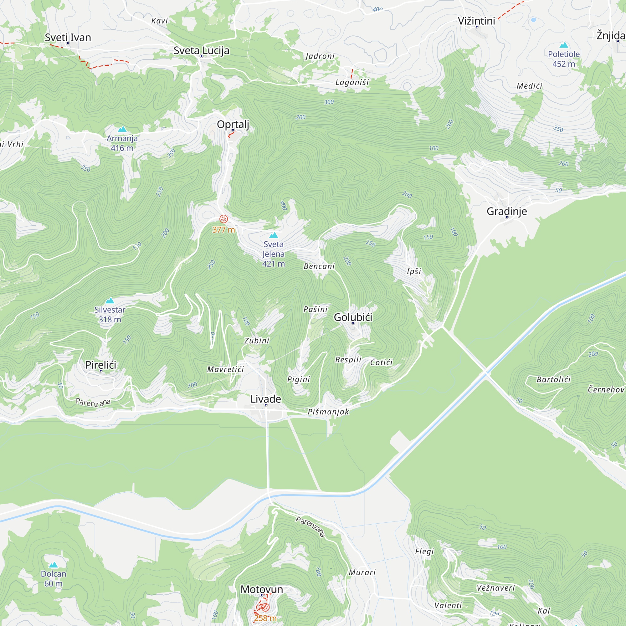 Villa Pasini map