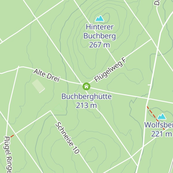 Map of Buchberghütte