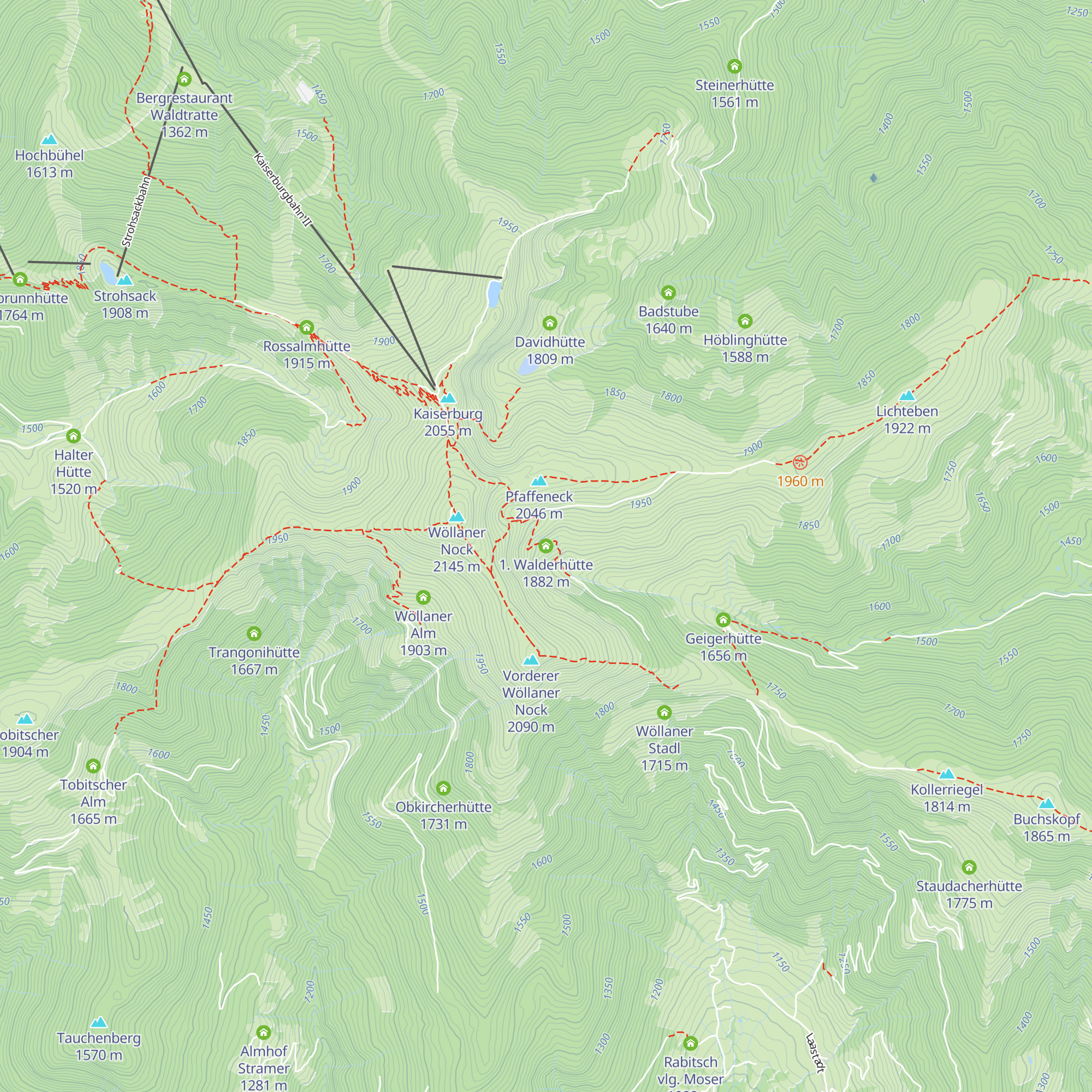 1. Walderhütte map