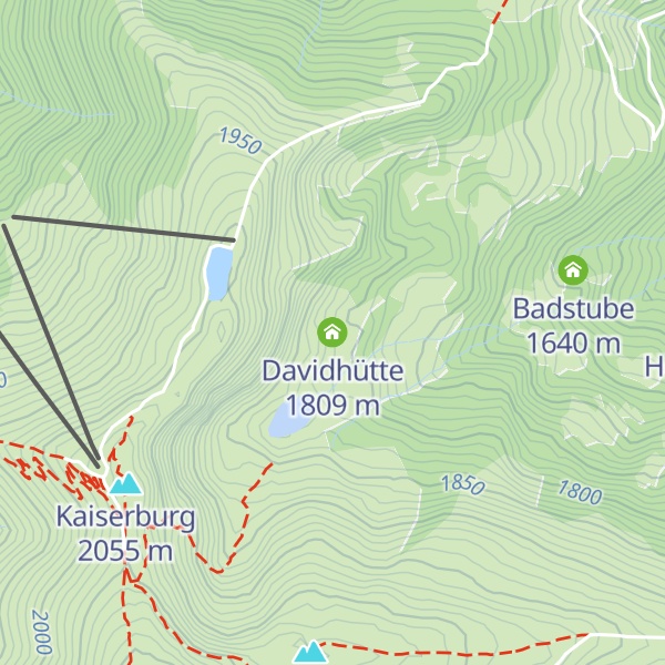 Map of Davidhütte