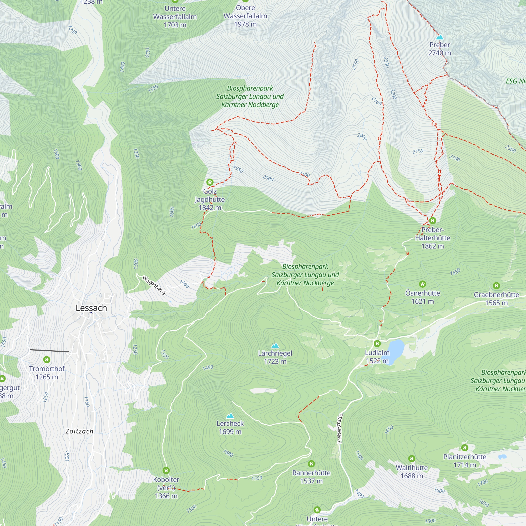 Schweigerhütte map