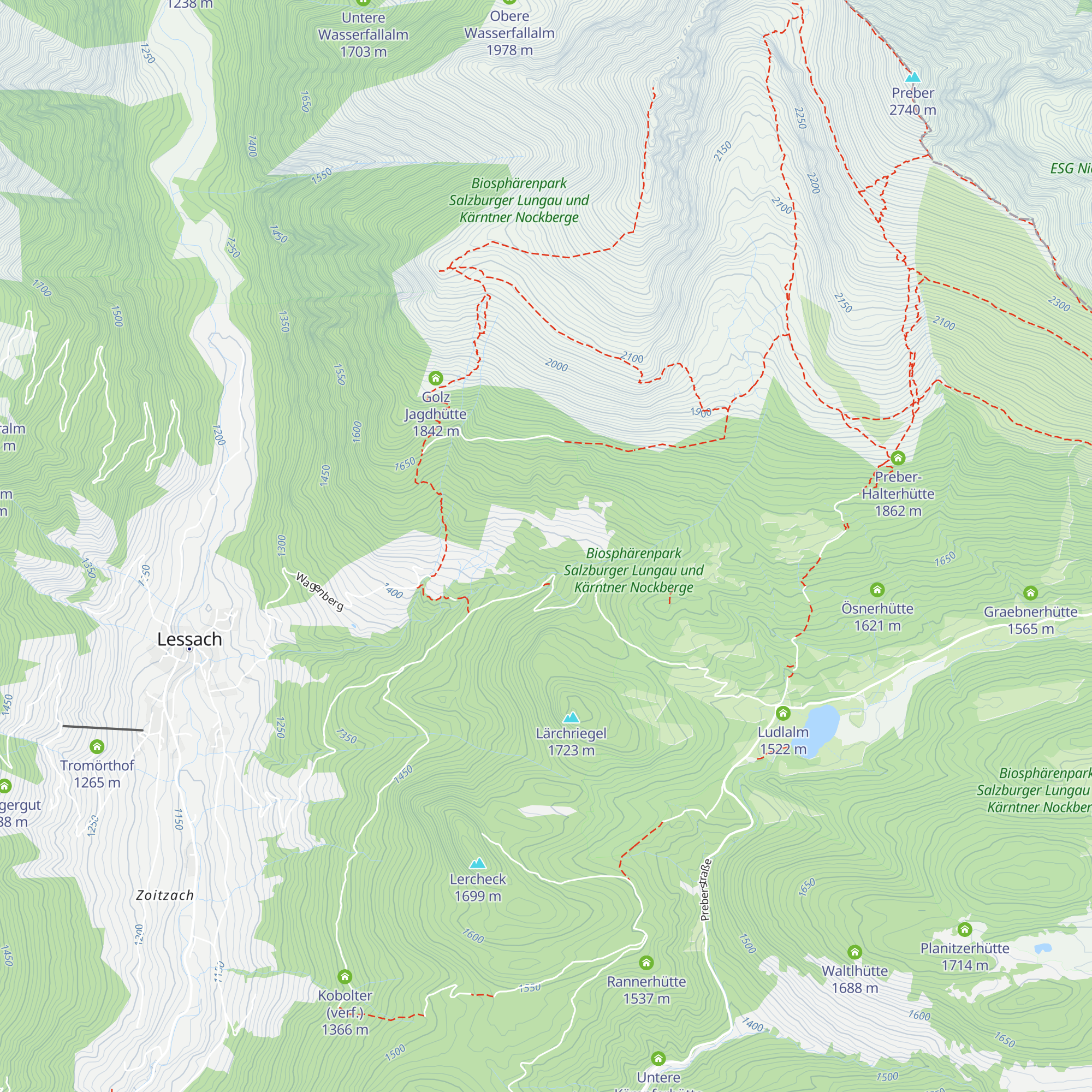 Schweigerhütte map