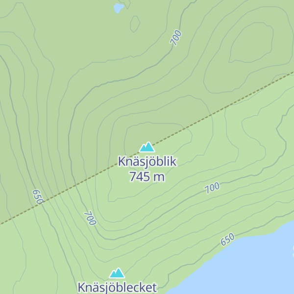 Map of Knäsjöblik