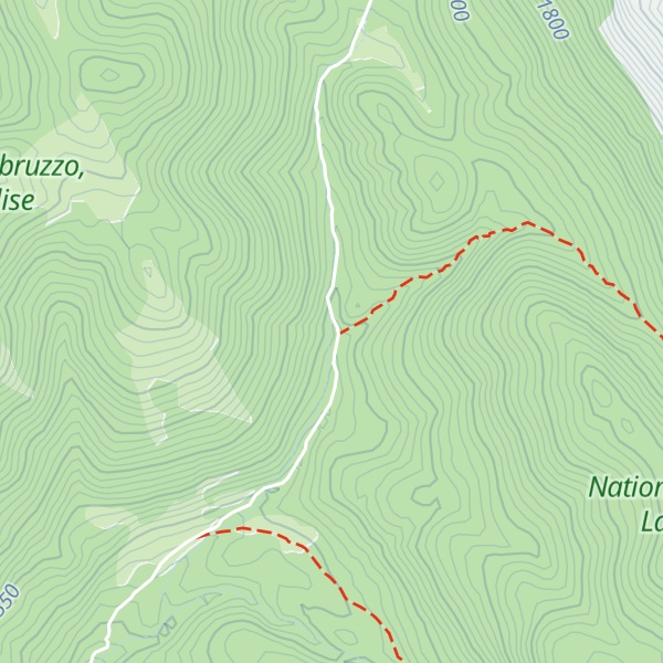 Map of Rifugio Prato Rosso