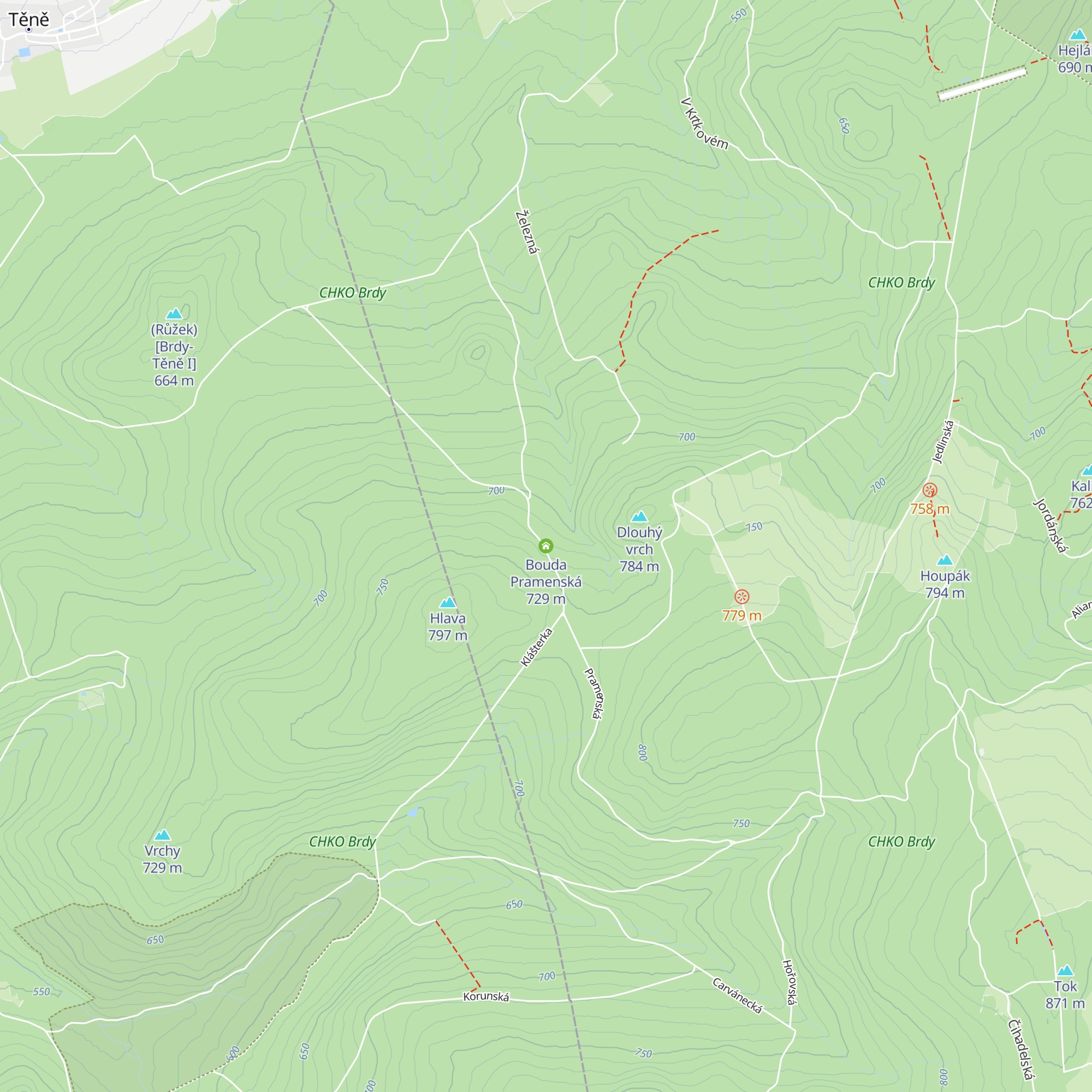 Bouda Pramenská map