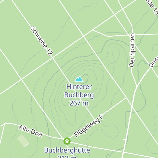 Map of Hinterer Buchberg