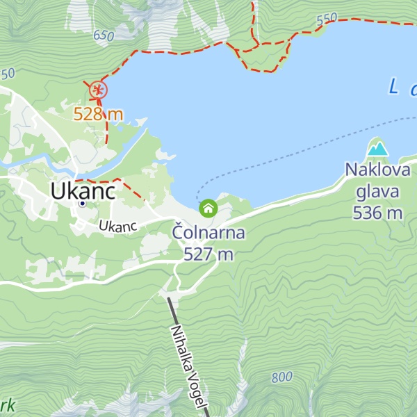 Map of Čolnarna
