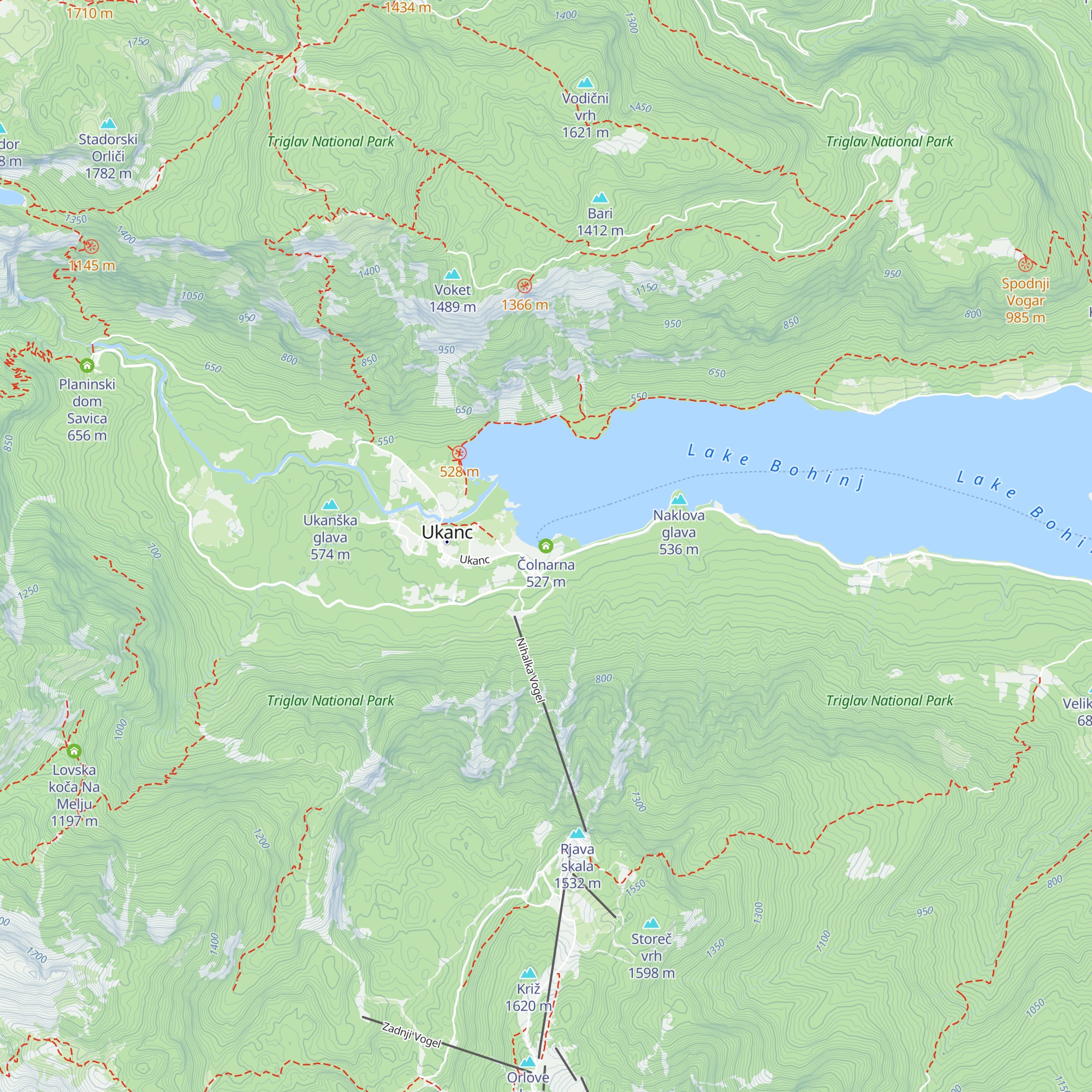 Čolnarna map